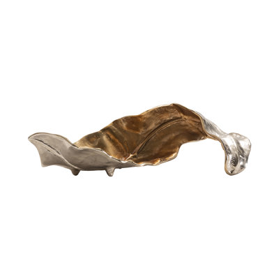 Willow Large Two-Toned Sculptural Metal Leaf