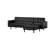 Nuttall Faux Leather Reclining L-Shaped Sectional Reversible-1394237801