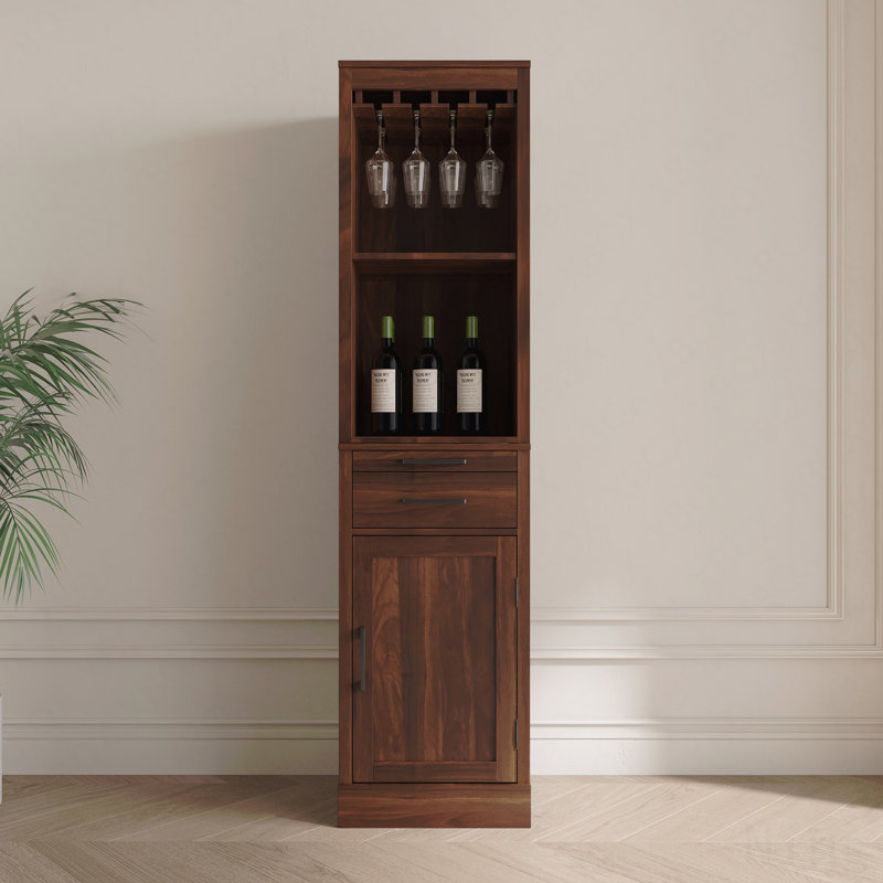 Armoire de rangement modulaire pour bar à vin avec étagère