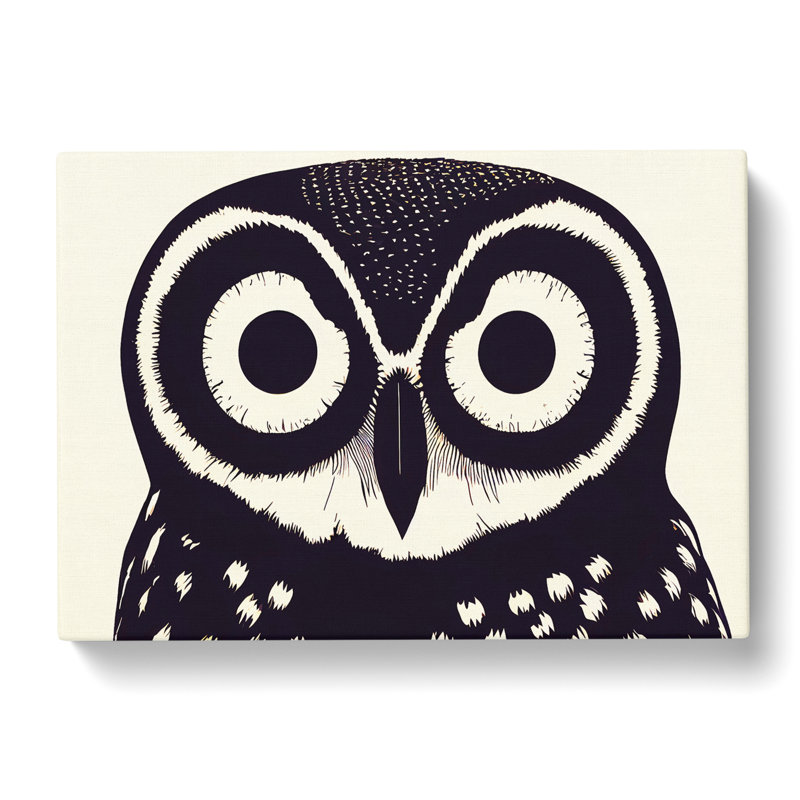 Unique Owl Art Vol.4 - Wrapped Canvas, 35cm H x 50cm W x 3cm D