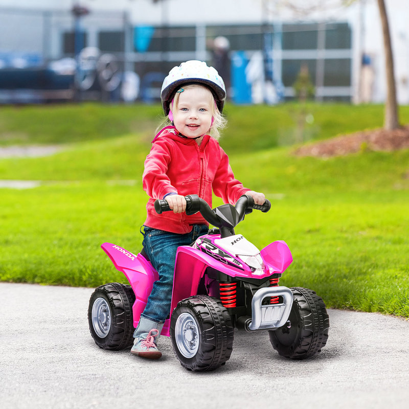 HOMCOM Battery Powered Ride On, Pink