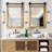 Rustic Farmhouse Solid Wood Accent Mirror Decorative Mirror Rectangle Bathroom Mirror Barn Wall Mirror-1186561325-1184856939