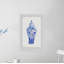 « blue vase », reproduction encadrée-26154438