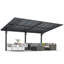 Abri d'auto extérieur en métal pour terrasse-125304321