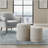 Ottoman Set in Fabric-1754731149