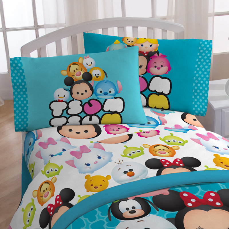 Ensemble de literie enfant 3 pièces hybride Tsum Tsum