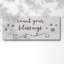 "Count Blessings" sur toile, art textuel-1616217516