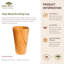 Tasse à boire en bois de teck - ensemble de 2-71082298