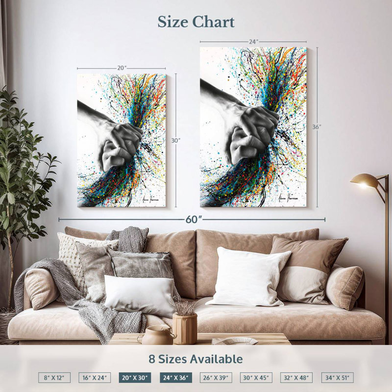 Leisha Never Let Go, 36" H x 24" W