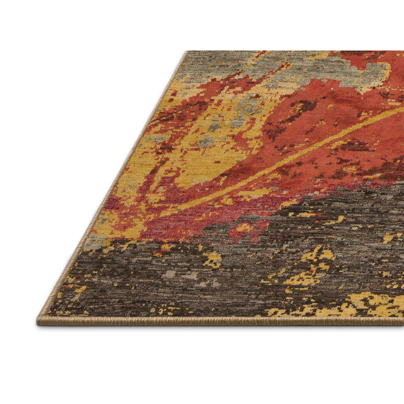 Abstract Indoor Rug, Rectangle 5' x 8'