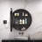 Gervon Lighted Surface Framed Round Medicine Cabinet Mirror Adjustable Shelf & AC Outlets-110136136-98501388