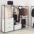 Freestanding Walk in Closet System with Metal Frame