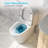 One-Piece Elongated Toilet, Powerful Dual Flush 1.24/1.43 Gpf Modern Skirted Toilet With Seat, 12'' Rough-in