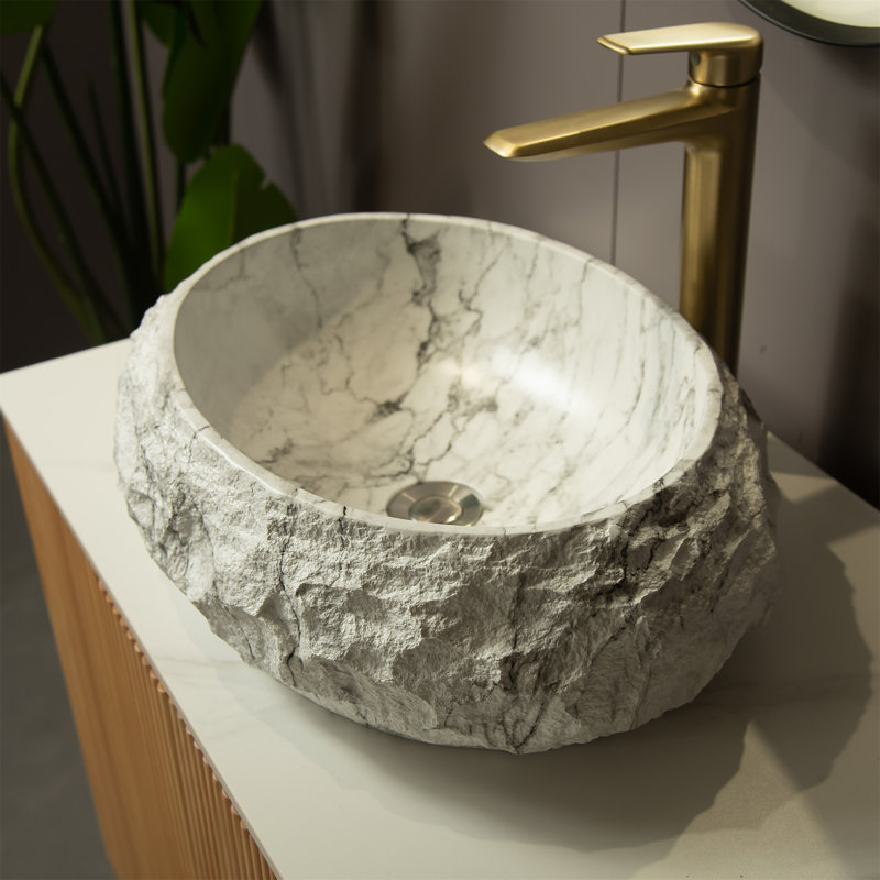 Luna 18'' Bathroom Sink, Ivory