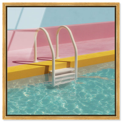 Poolside Symmetry I Print by Oliver Gal