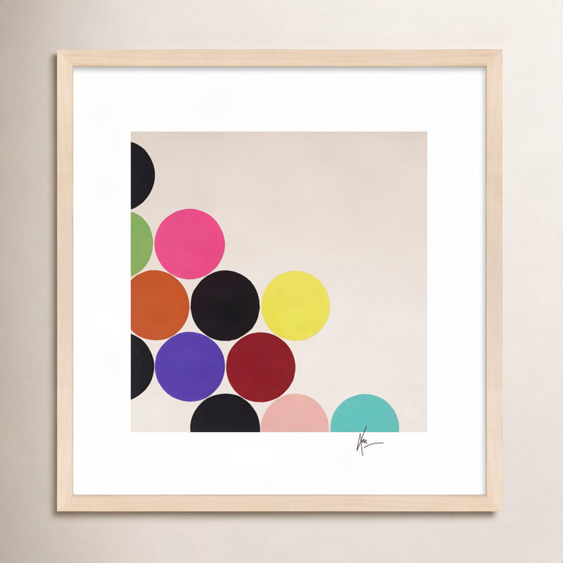 Joy Print by Lee Lessem, Brown, 36" H x 36" W