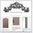 Full Length Mirror 36x66 Inch Vintage Ornate Arched Floor Mirror Metal Framed Mirror Dressing Mirror Oversized Wall Mirror, for Entryway, Living Room, Bedroom, Clothing Shop,  Antique Silver-1225840431