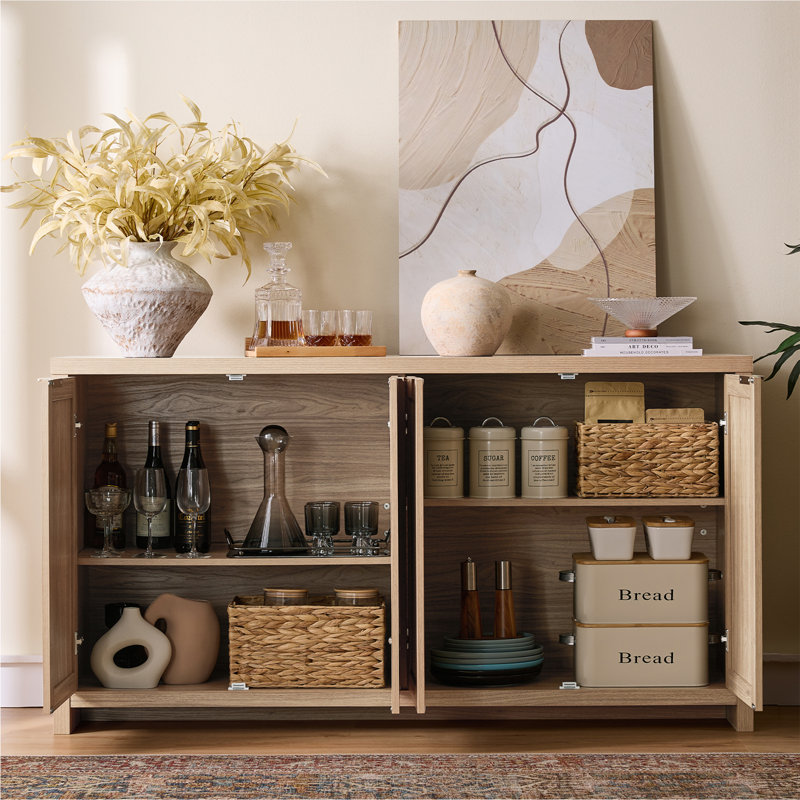 285cm Sideboard, Light Natural Oak