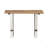 Console Table Silver Legs With Natural Board