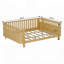 Wood Low Profile Bed with Safety Rails for Girls and Boys, Easy Access and Versatile Design-1140077108