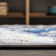 Strausstown Marbled Abstract Dark Gray/Blue Rug