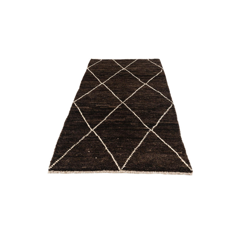 Tapis de couloir brun foncé Kalmanovitz