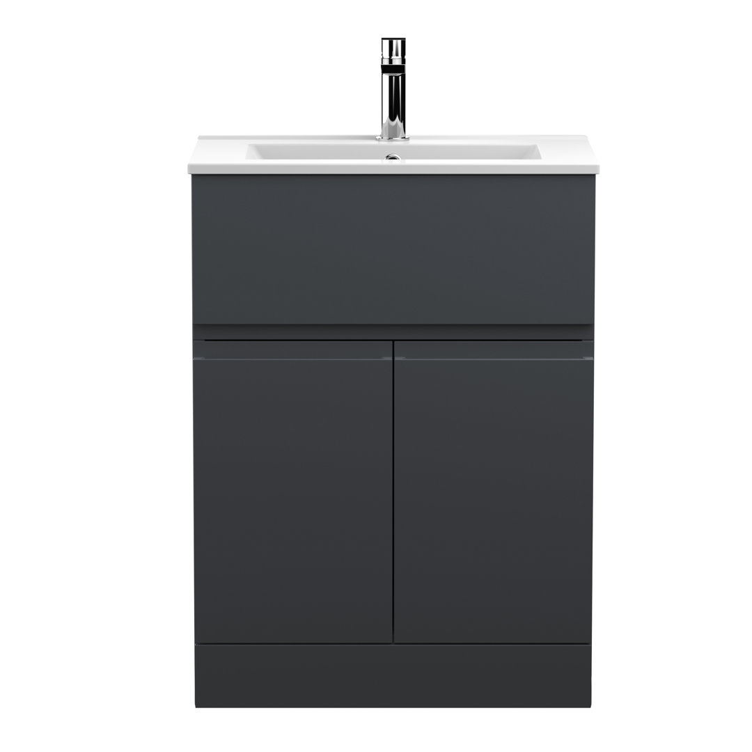 Urban 605mm Single Bathroom Vanity with Integrated Basin