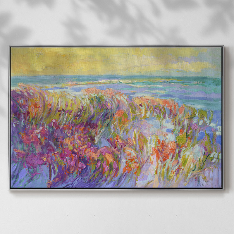 Summer Sanctuary, reproduction d'art sur toile, Argent, H 27 po x l 41 po x P 2 po
