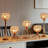 Elegant Crystal And Metal Tea Light Candle Holder, 5-Arm Centerpiece For Wedding, Christmas, And Home Decor, Set Of 3-789827501