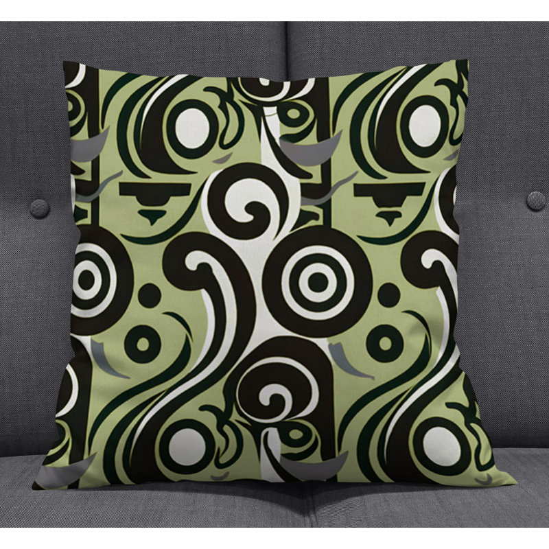 Throw Pillow, 16"H x 16"W, Pillow Cover Only - No Insert