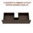 Sylvan 36" Single Wall-Mounted Floating Bathroom Vanity with Ceramic Sink,Dark Walnut,Hardwood Plywood-385530872-385530873