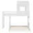 Topanga Twin Over Full House Bunk Bed Frame with Playhouse Roof, Windows and Reversible Ladder-865991881