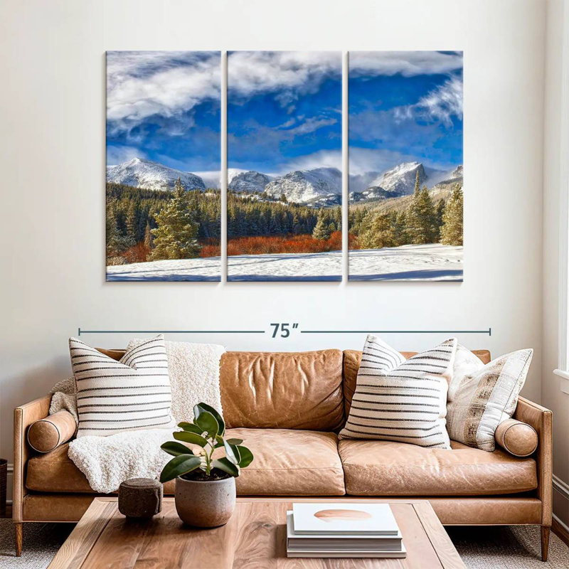 Rocky Mountain Park, heure d'hiver, Colorado, H 42 po x l 65 po