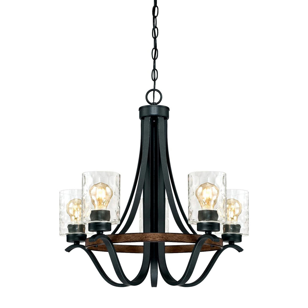 Barnwell 5 - Light Wagon Wheel Chandelier Westinghouse Lighting