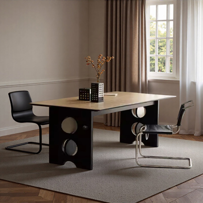 Table de salle à manger rectangulaire Modern, 29.92"H x 70.86"L x 35.43"W