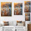 «Beachgrass Sunset Nature Herbs I», reproduction d'art sur toile-825122498-825122500