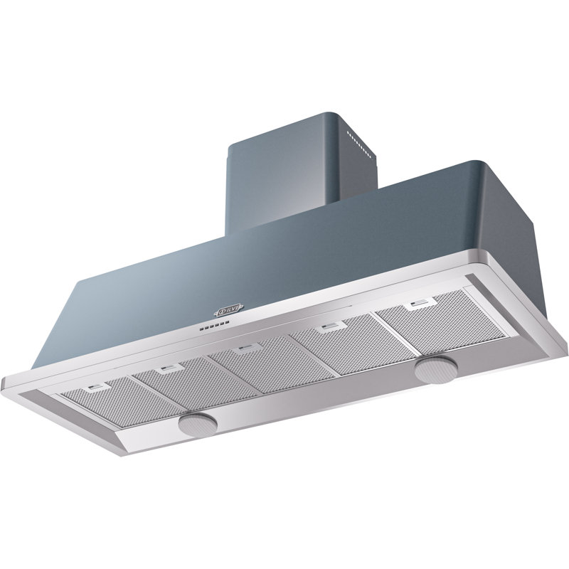Hotte de cuisine murale à conduit 60 po Majestic II ILVE 60 pouces, Bleu gris
