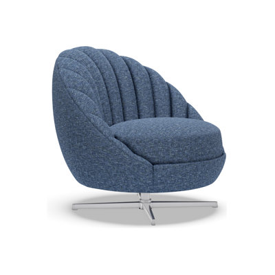 Chaise d'appoint à coussins pivotants de 34 po de largeur Artistica Upholstery