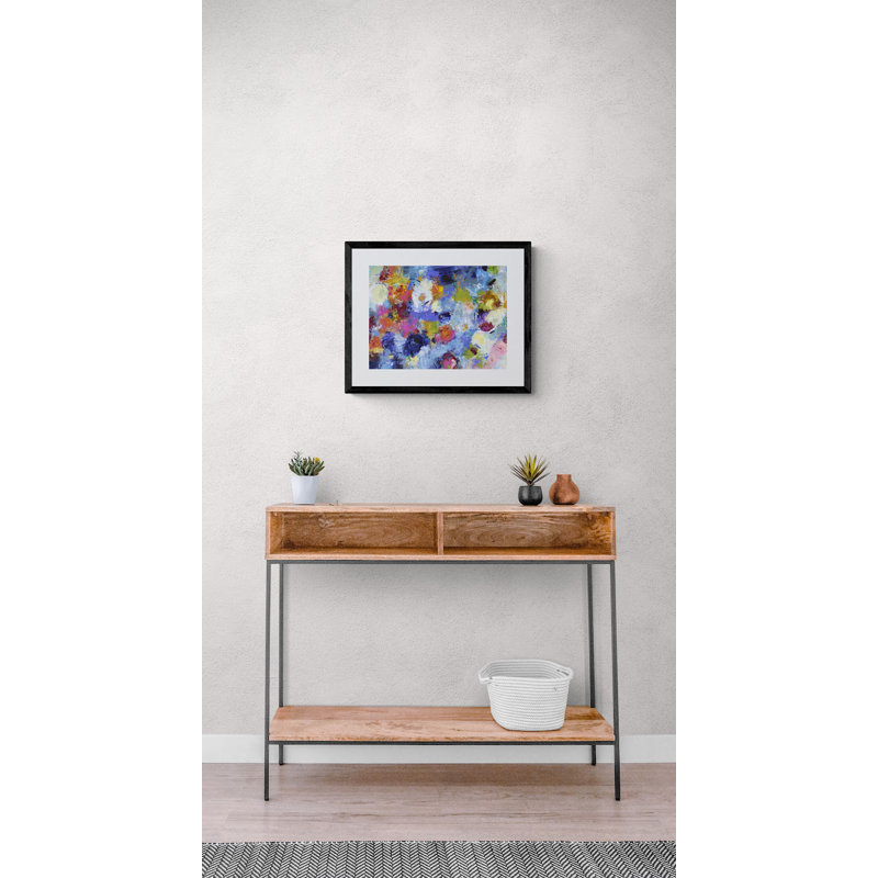 Capricious Print by Elizabeth Chapman, Black Framed Canvas, 32" H x 24" W