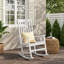Chaise berçante d'extérieur en bois massif Bello-2001262298
