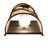 Jaems Steel Flush Mounted Sconce