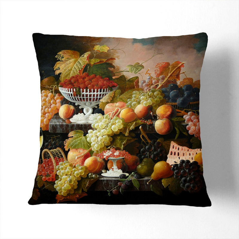 Square Cushion, 40cm H x 40cm W x 15cm D, White