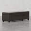 Banc de rangement avec repose-pieds en polyuréthane-358186656