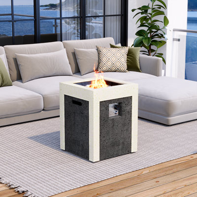 Concrete Propane Fire Pit Table