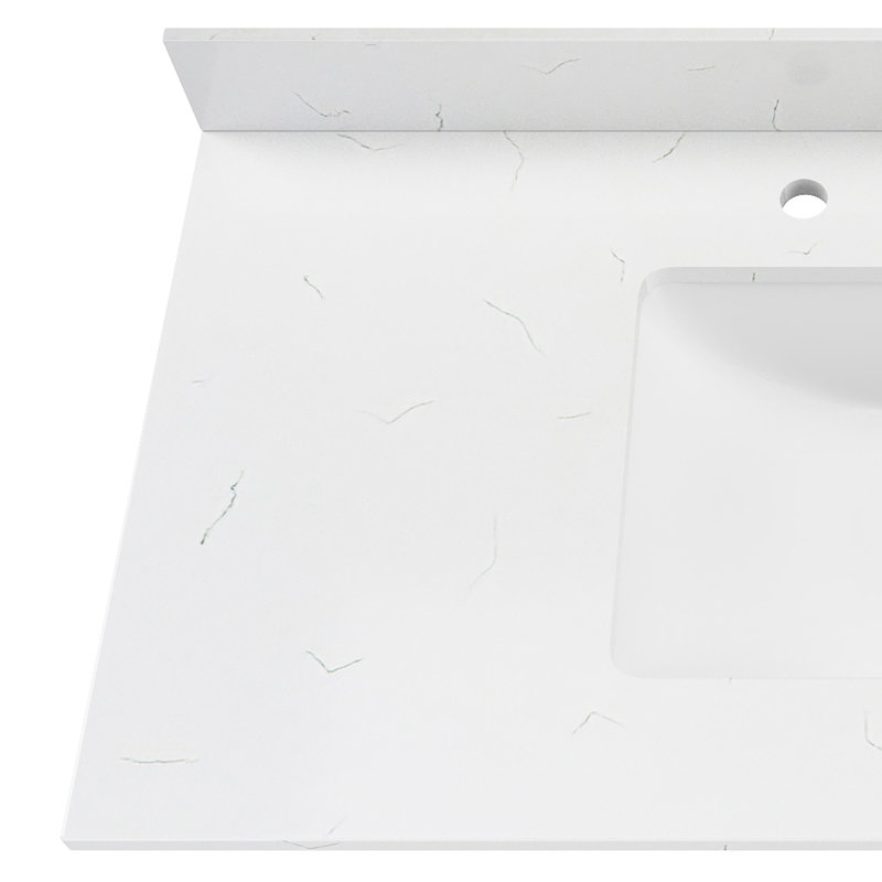 Comptoir de meuble-lavabo simple 43 "Carrara
