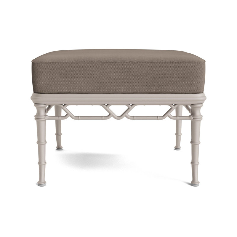 Calcutta Outdoor Ottoman, Fushion Neptune, Dove