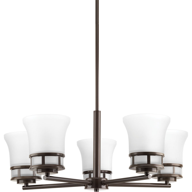 Tashina 5 - Light Dimmable Classic / Traditional Chandelier, Antique Bronze