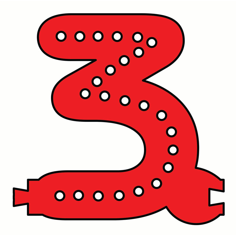 Danni 6.5'' No Subject Themed Marquee Sign, 3