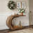 43.3" Console Table, Wooden Entryway Hallway Table-247114406