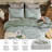 100% Cotton Yarn-Dyed Jacquard Duvet Floral Duvet Cover Set-115609431-115609417